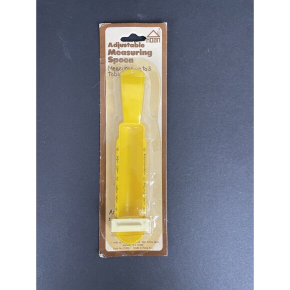 Vintage Hoan Adjustable Measuring Spoon no. #21230 1982 - New In Package - Picture 1 of 2